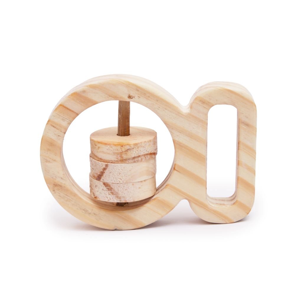 Wooden Grasping Rattle