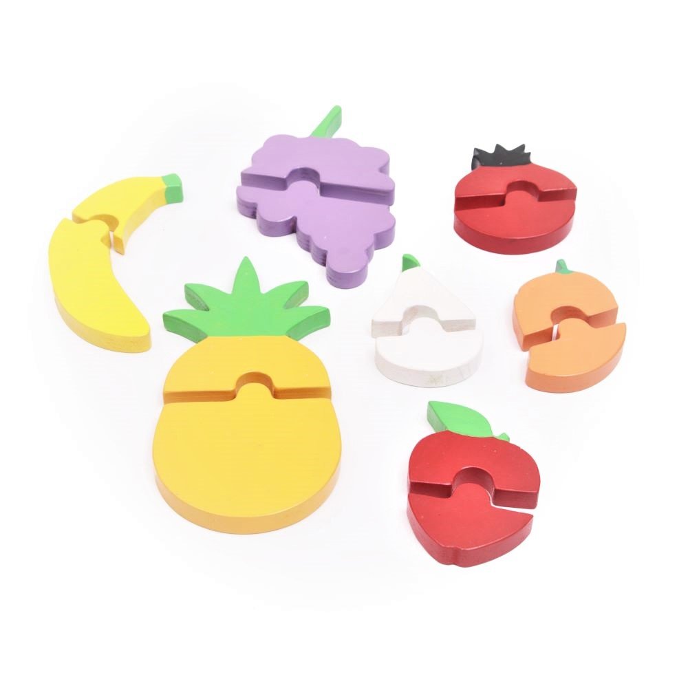 Wooden Fruit  Puzzle set