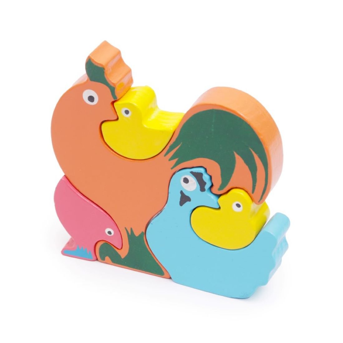 Wooden Chicken Family Puzzle