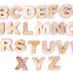 Wooden Alphabets Letters (Uppercase)