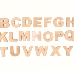 Wooden Alphabets Uppercase (Medium)