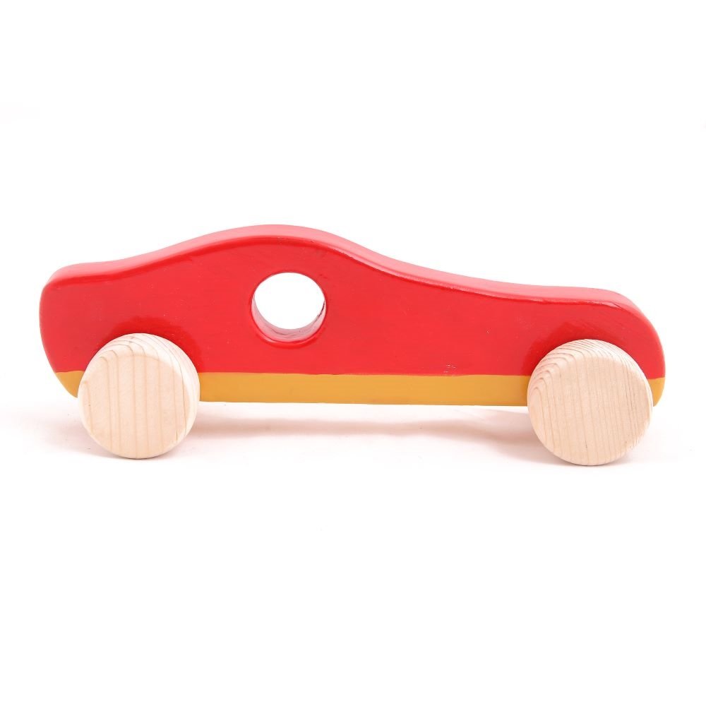 Wooden Push Toy Sports car