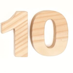 Wooden Numbers Jumbo