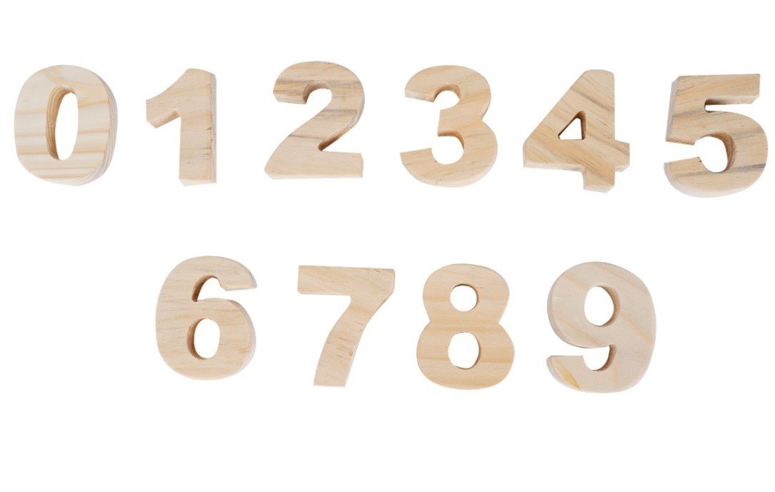 Wooden Numbers (1 To 10)