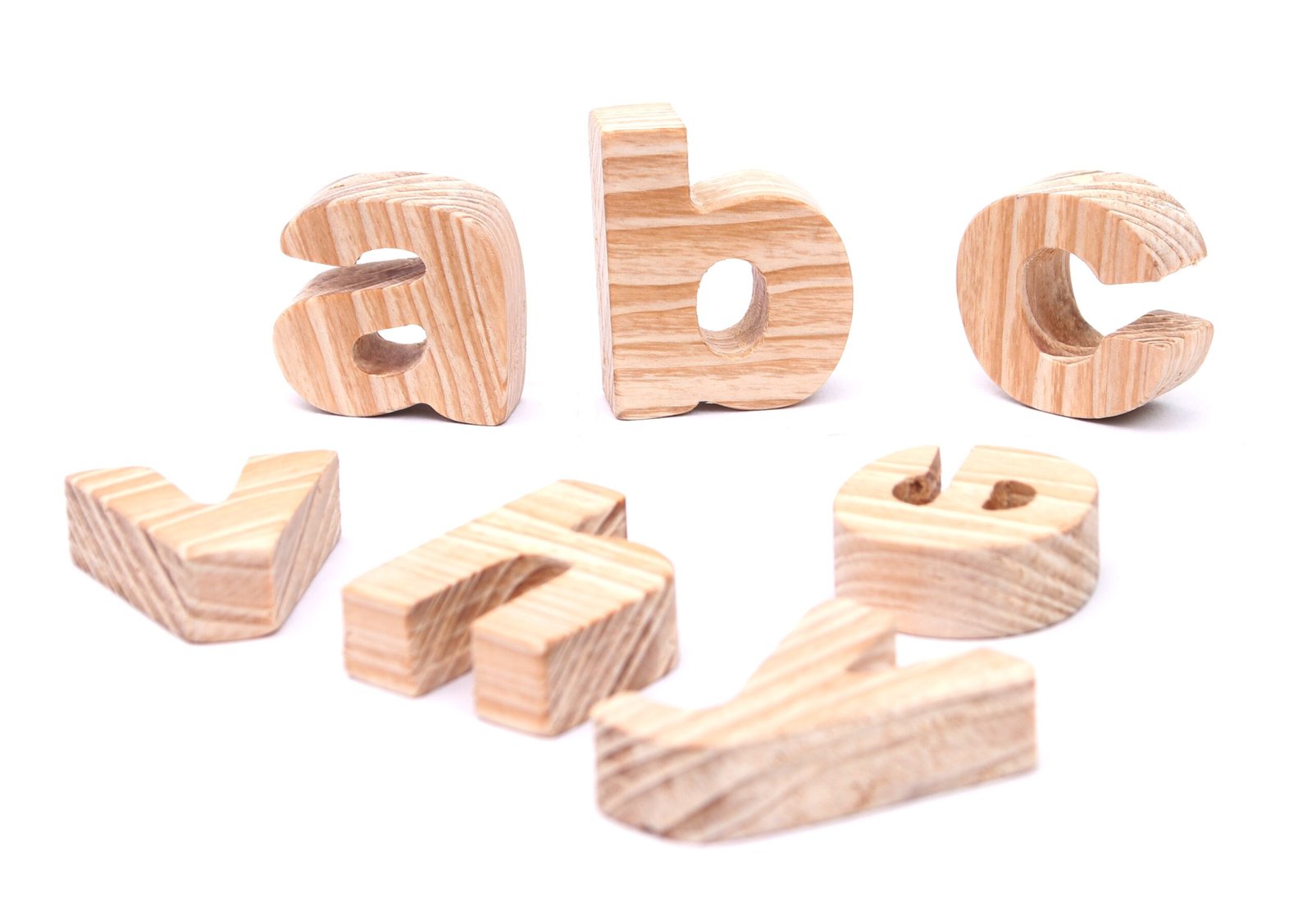 Wooden Alphabets (A to Z ) Lowercase (Medium)