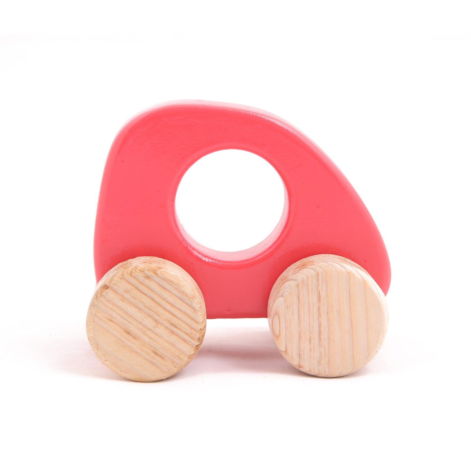 Wooden Nano Car - Pink color - opatoys