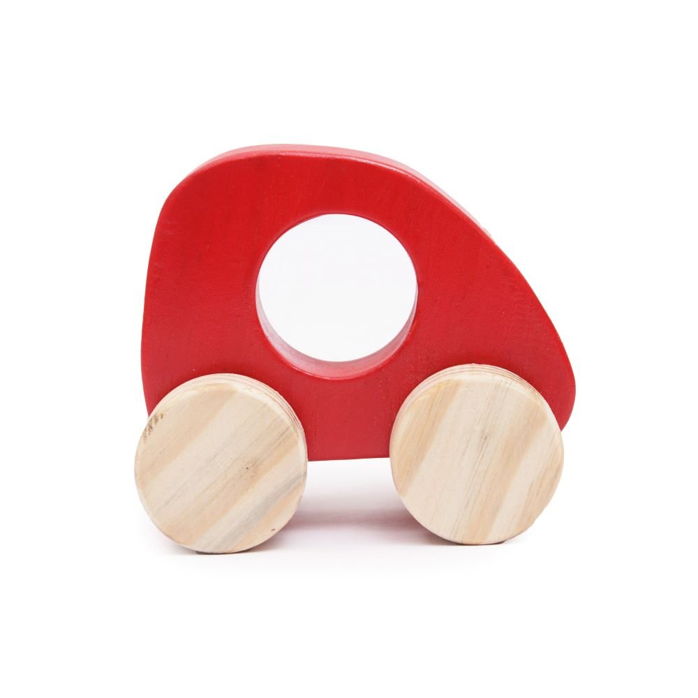 Wooden Nano Car – Red