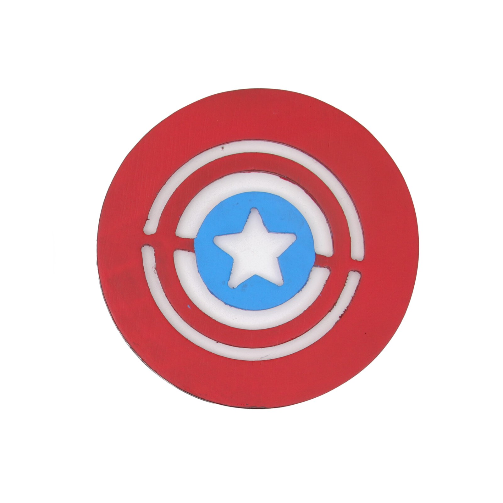 Wooden Captain America Wall mount