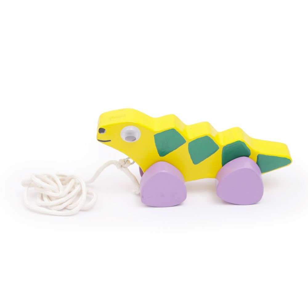 Wooden Pull Along Iguana toy