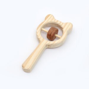 Wooden Bear Rattle