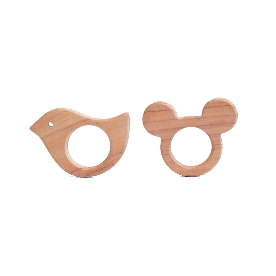 Neem Teethers Combo – Mickey Mouse & Parrot (Pack of 2)