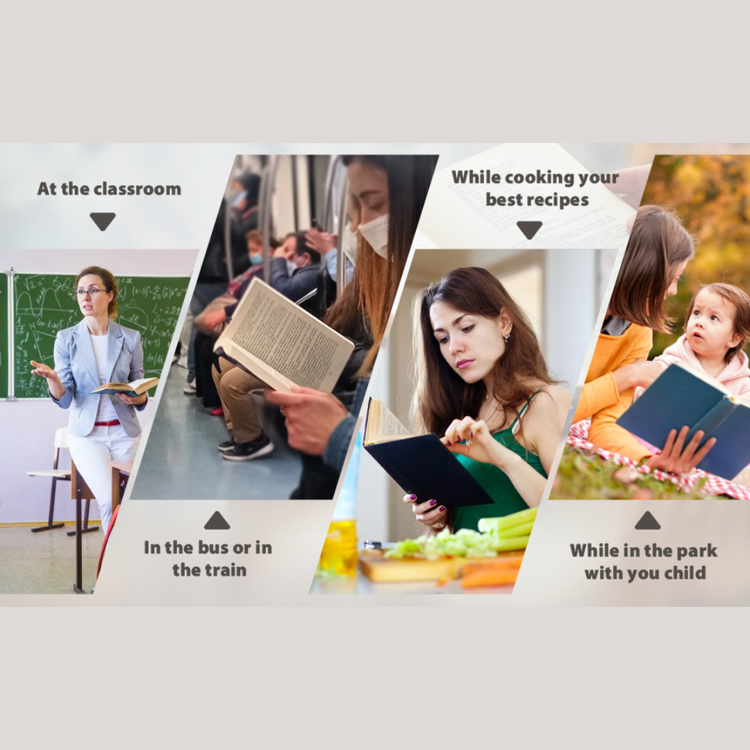 Wooden Book Page Holder