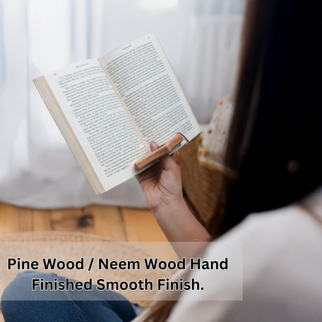 Wooden Book Page Holder