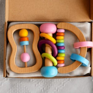 Wooden Combo Neem Teethers & Rattles